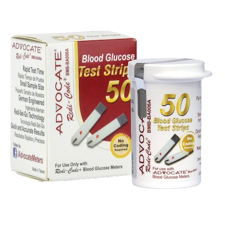 Advocate Redi-Code Plus Test Strips 50ct BMB002